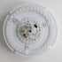 Modern Flush Mount Ceiling Light Drum Shade Brass Dimmable LED Ceiling Light